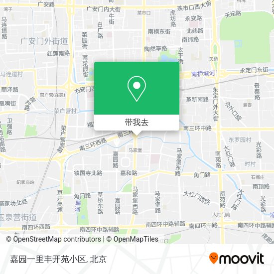 嘉园一里丰开苑小区地图