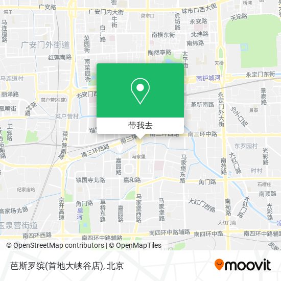 芭斯罗缤(首地大峡谷店)地图