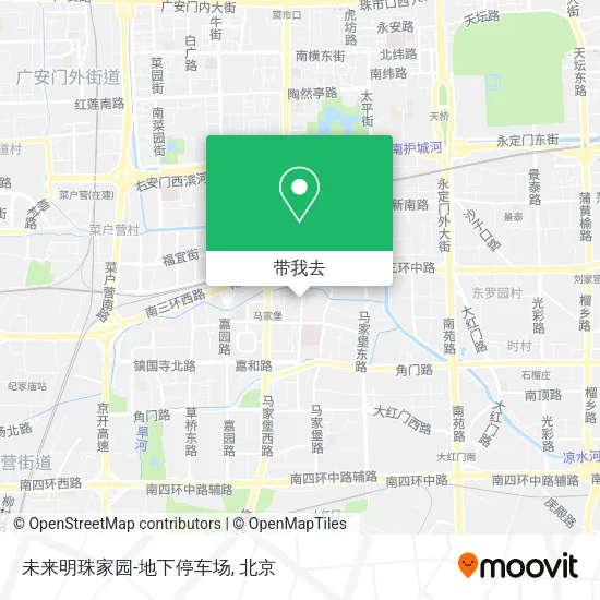 未来明珠家园-地下停车场地图