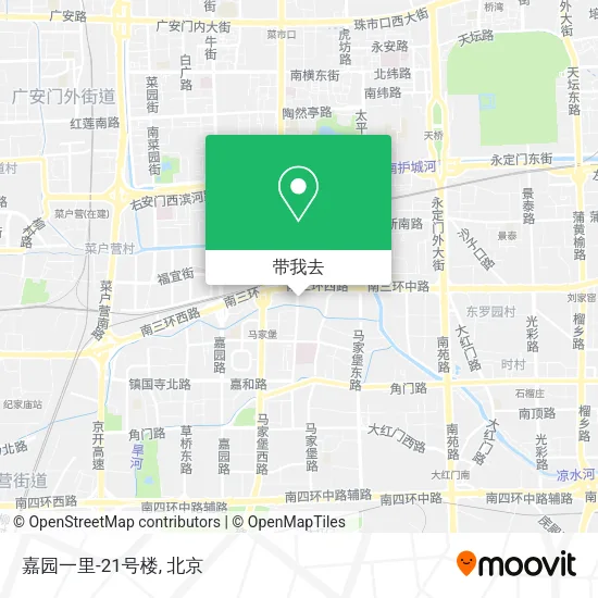 嘉园一里-21号楼地图