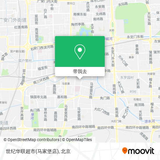 世纪华联超市(马家堡店)地图