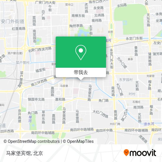 马家堡宾馆地图