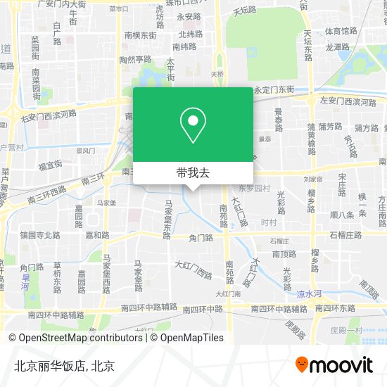 北京丽华饭店地图