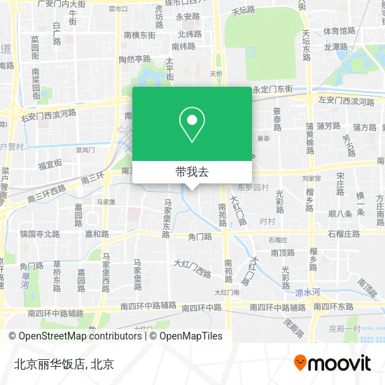 北京丽华饭店地图