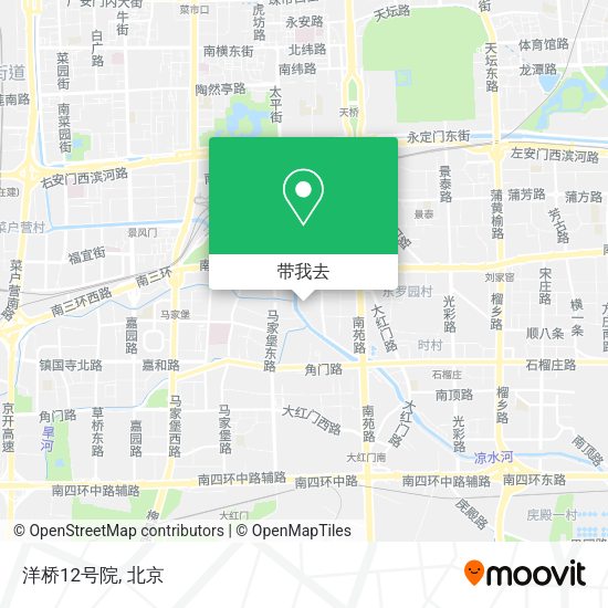 洋桥12号院地图
