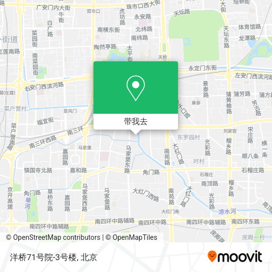 洋桥71号院-3号楼地图