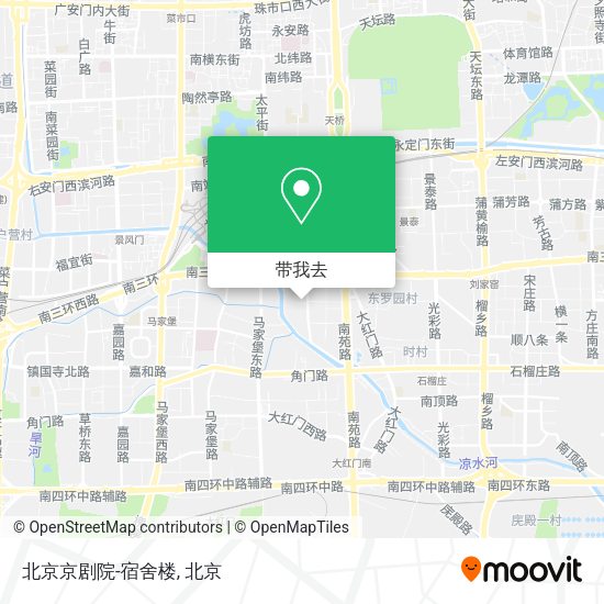 北京京剧院-宿舍楼地图