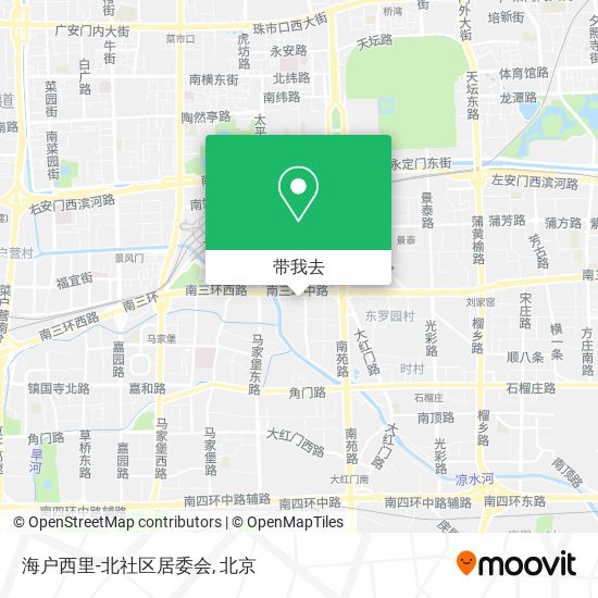 海户西里-北社区居委会地图