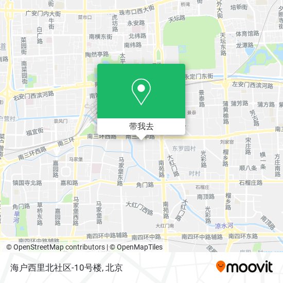 海户西里北社区-10号楼地图