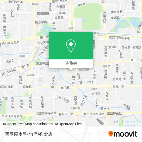 西罗园南里-41号楼地图