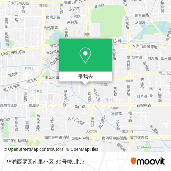 华润西罗园南里小区-30号楼地图