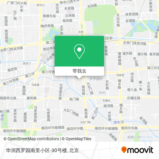 华润西罗园南里小区-30号楼地图