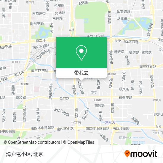 海户屯小区地图