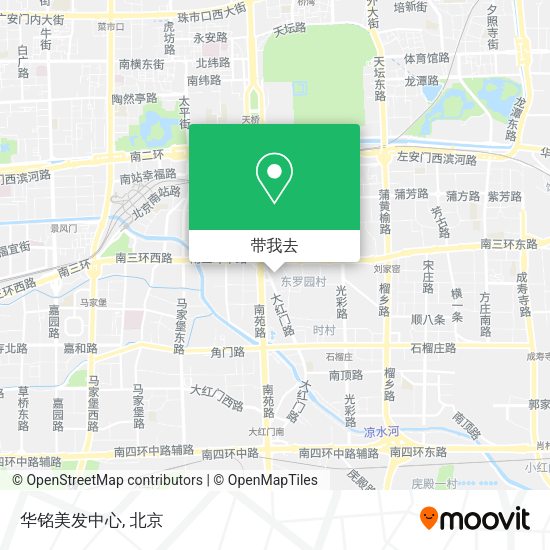 华铭美发中心地图