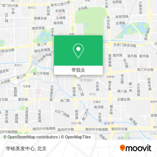 华铭美发中心地图