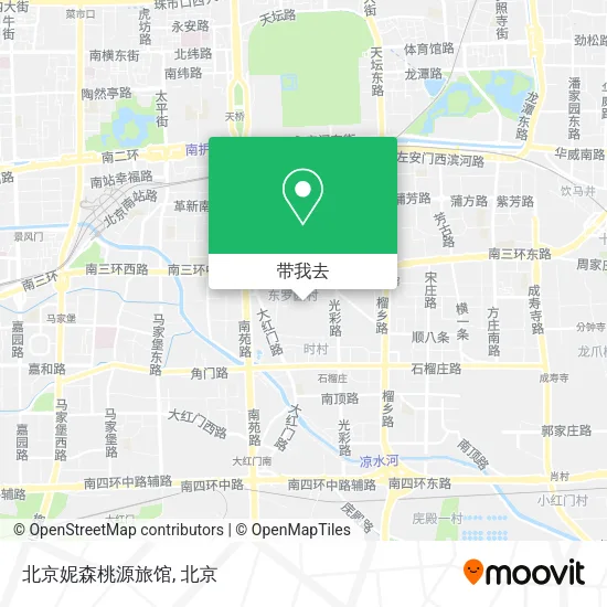 北京妮森桃源旅馆地图
