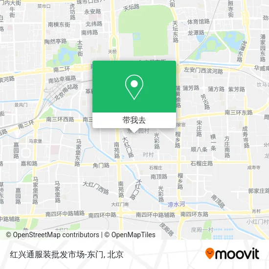 红兴通服装批发市场-东门地图