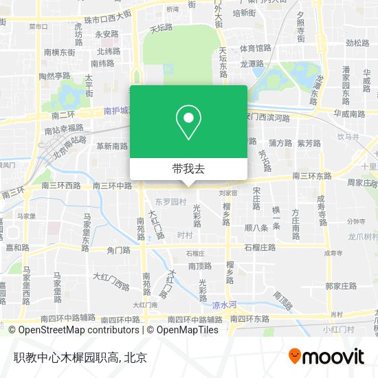 职教中心木樨园职高地图