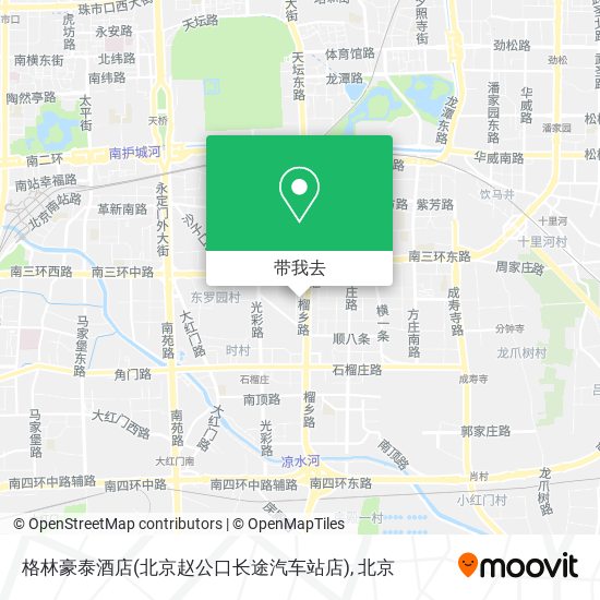 格林豪泰酒店(北京赵公口长途汽车站店)地图