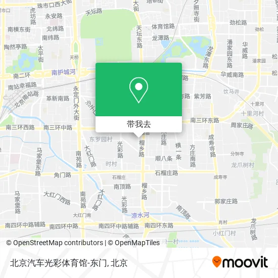 北京汽车光彩体育馆-东门地图