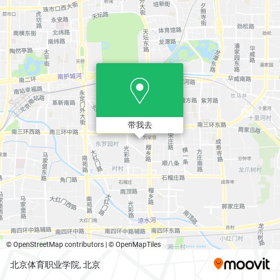 北京体育职业学院地图
