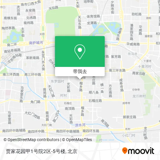 贾家花园甲1号院2区-5号楼地图