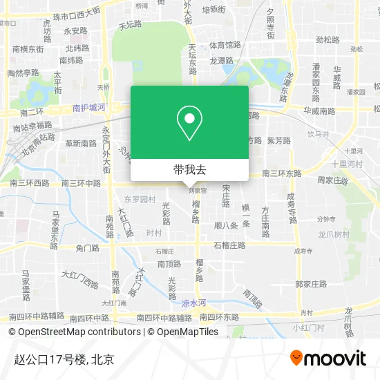 赵公口17号楼地图