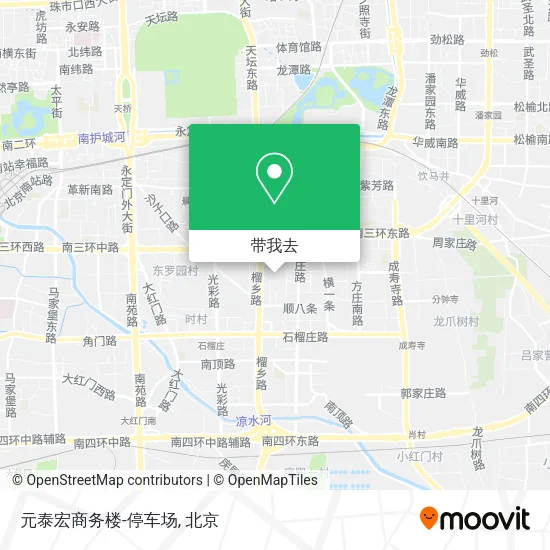 元泰宏商务楼-停车场地图