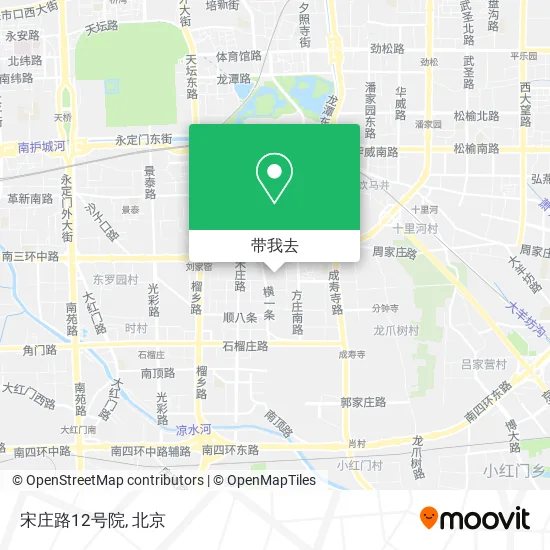 宋庄路12号院地图