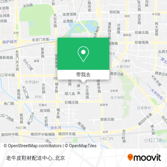 老牛皮鞋材配送中心地图