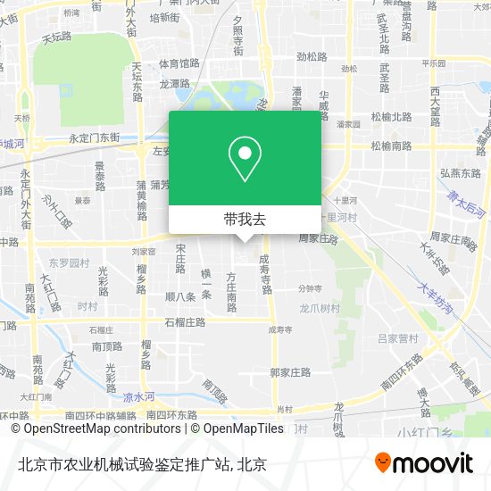 北京市农业机械试验鉴定推广站地图