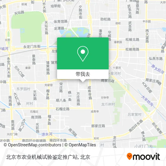 北京市农业机械试验鉴定推广站地图