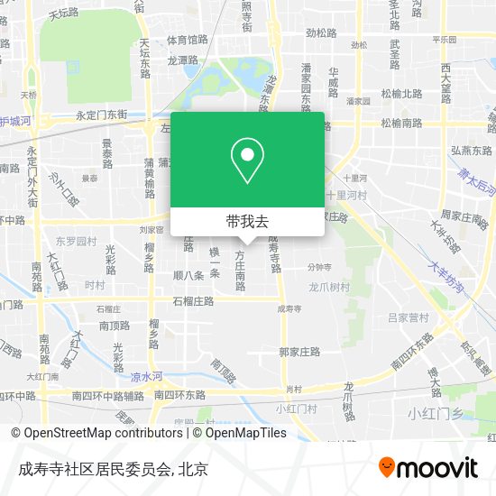 成寿寺社区居民委员会地图