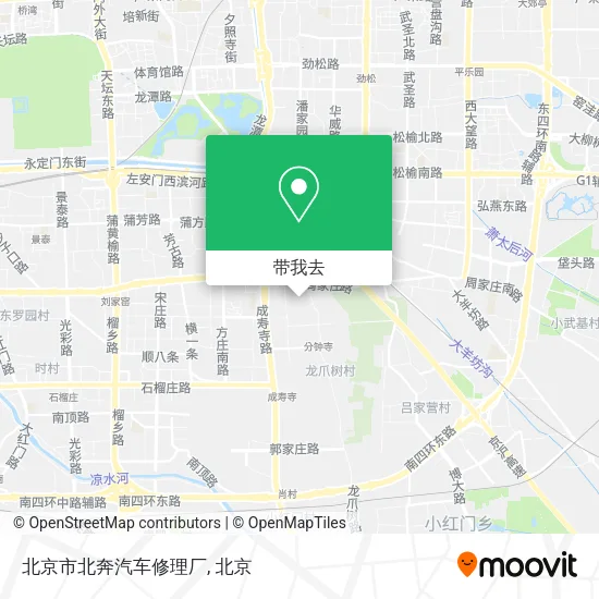 北京市北奔汽车修理厂地图