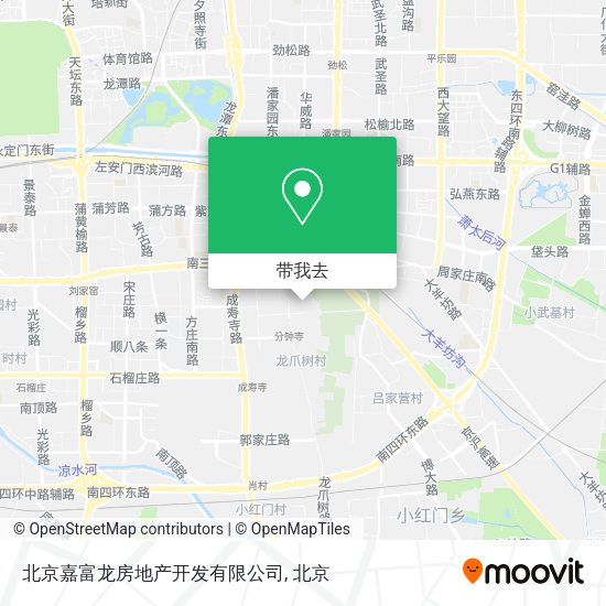 北京嘉富龙房地产开发有限公司地图