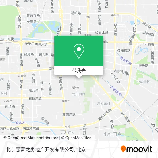 北京嘉富龙房地产开发有限公司地图