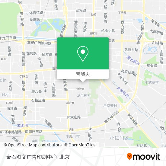 金石图文广告印刷中心地图