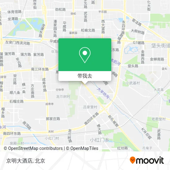 京明大酒店地图