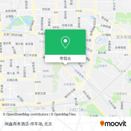 闽鑫商务酒店-停车场地图