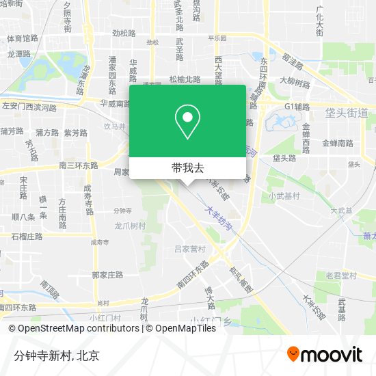 分钟寺新村地图