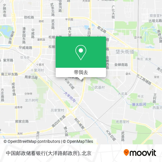 中国邮政储蓄银行(大洋路邮政所)地图