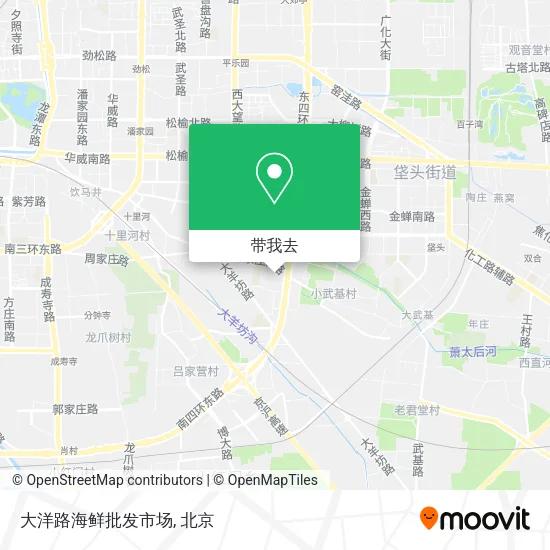 大洋路海鲜批发市场地图