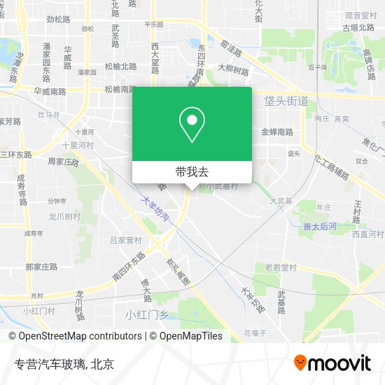 专营汽车玻璃地图