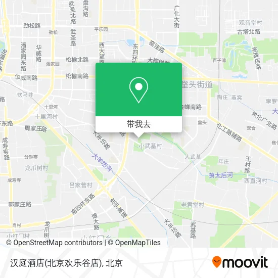 汉庭酒店(北京欢乐谷店)地图