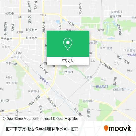 北京市东方翔达汽车修理有限公司地图