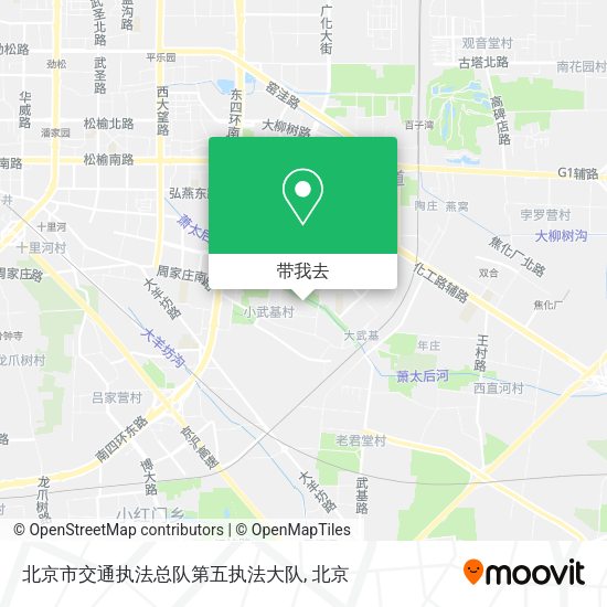 北京市交通执法总队第五执法大队地图