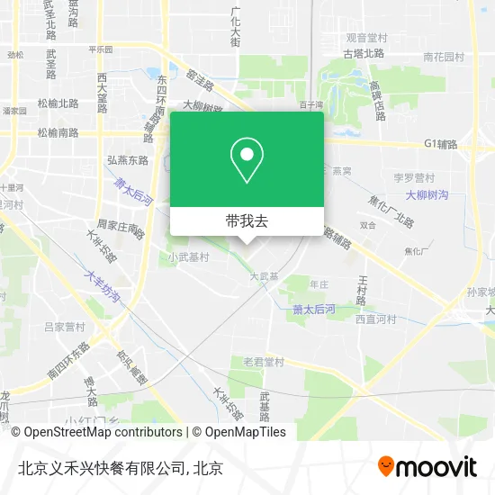 北京义禾兴快餐有限公司地图