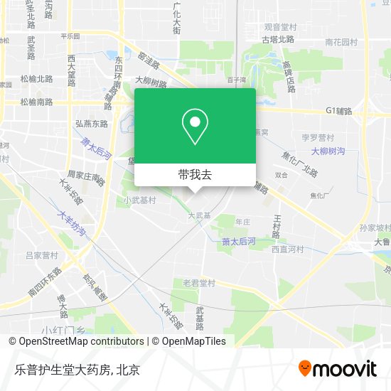 乐普护生堂大药房地图