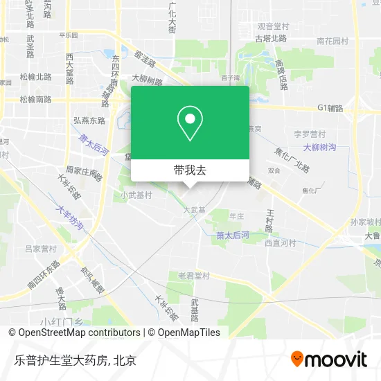 乐普护生堂大药房地图