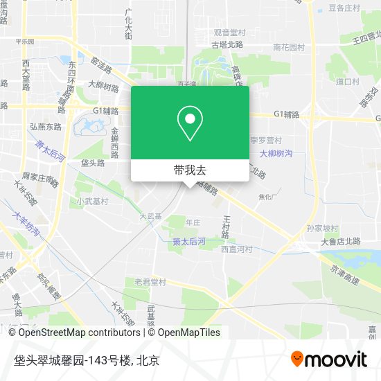 垡头翠城馨园-143号楼地图